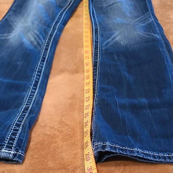 Miss Me Dark Blue Boot Cut Jeans - Picture 12 of 14